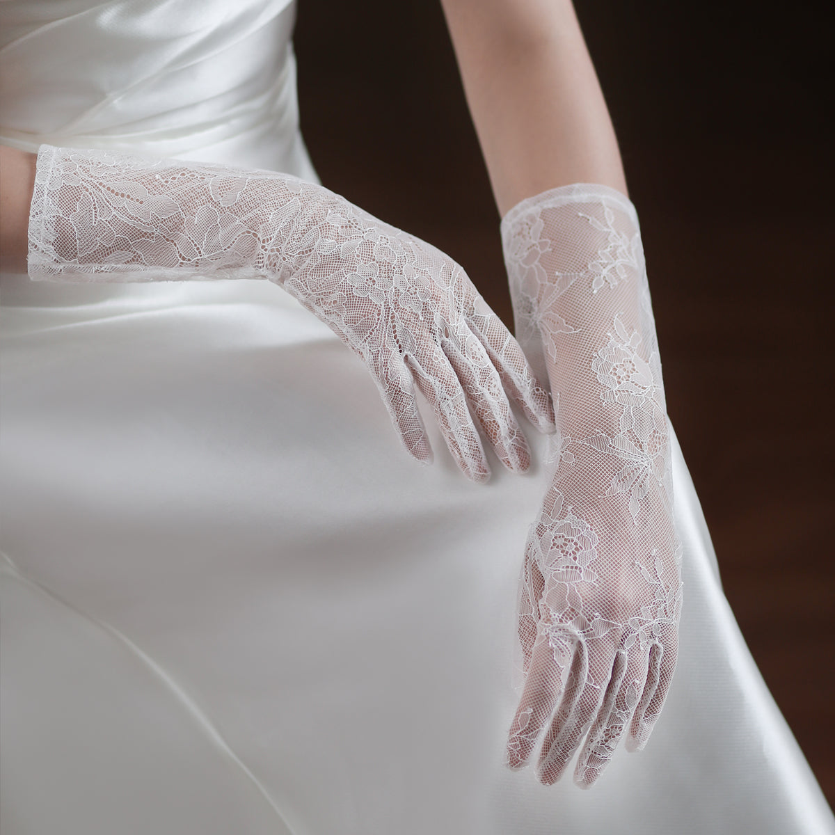 Lace Bridal Gloves - Lya's wedding