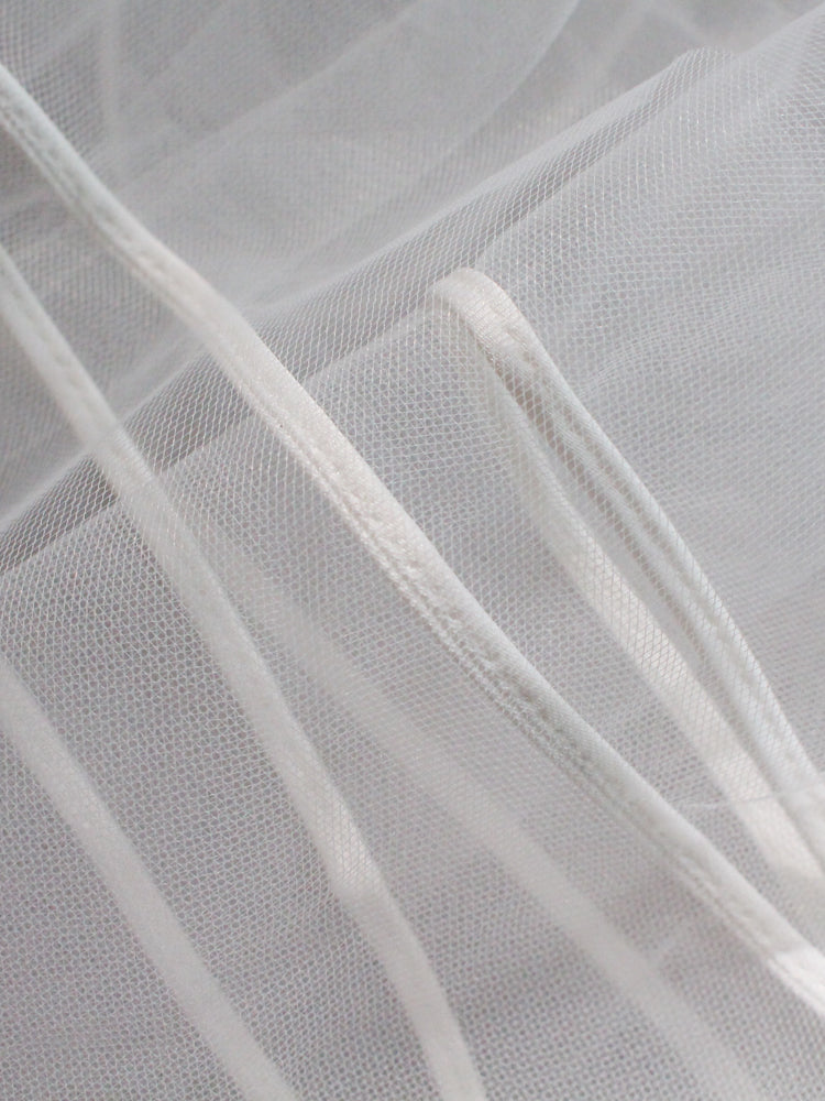 Cathedral 2 Tier Ribbon Edge Wedding Bridal Veil With Comb - Lya's wedding