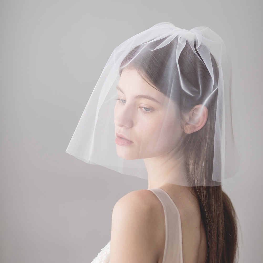 1 Tier Short Wedding Bridal Veil - Lya's wedding