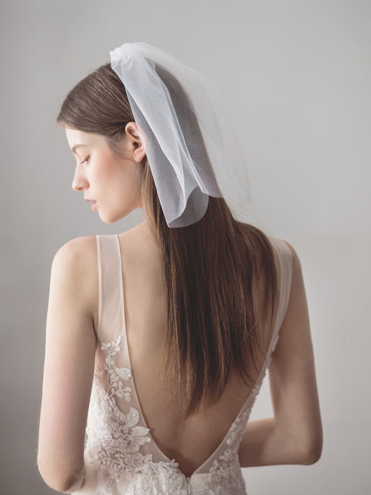 1 Tier Short Wedding Bridal Veil - Lya's wedding