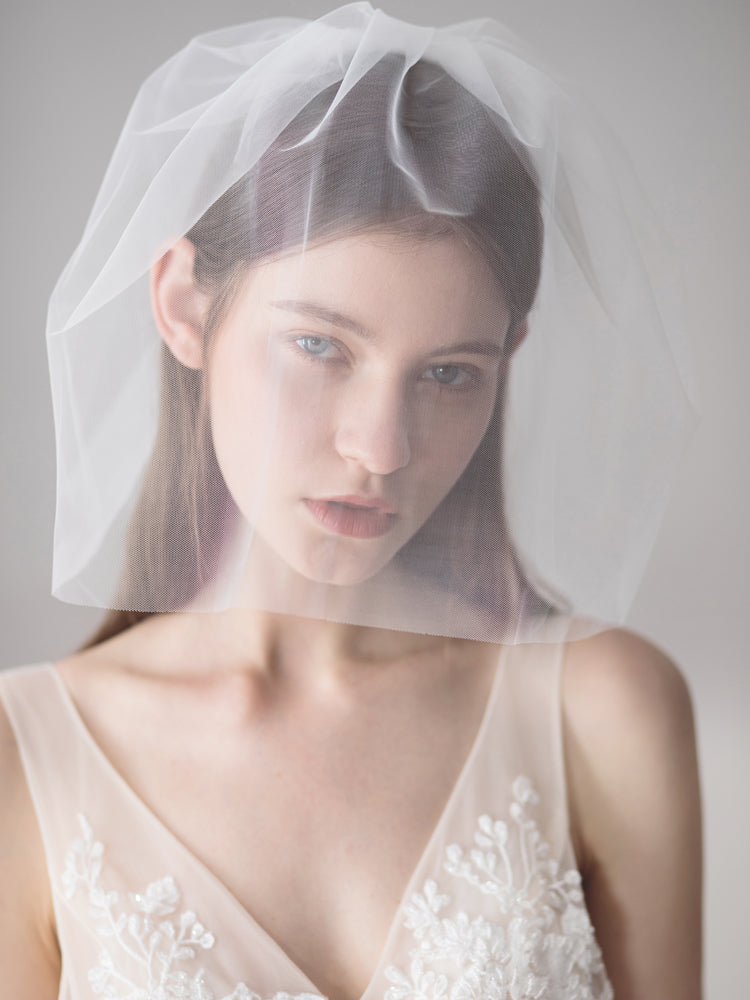 1 Tier Short Wedding Bridal Veil - Lya's wedding